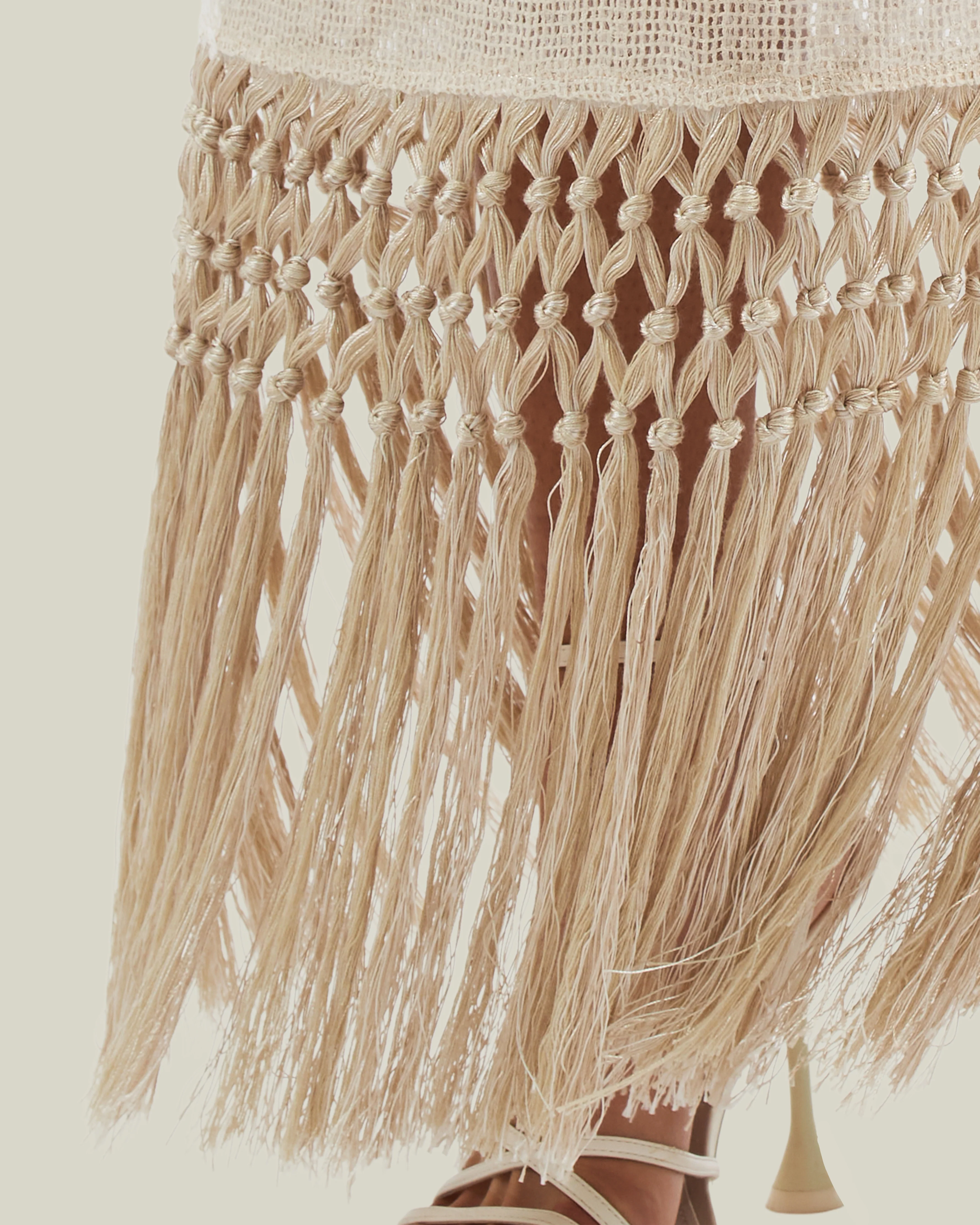 Agrigento Disco Dress in Nude - Image 5