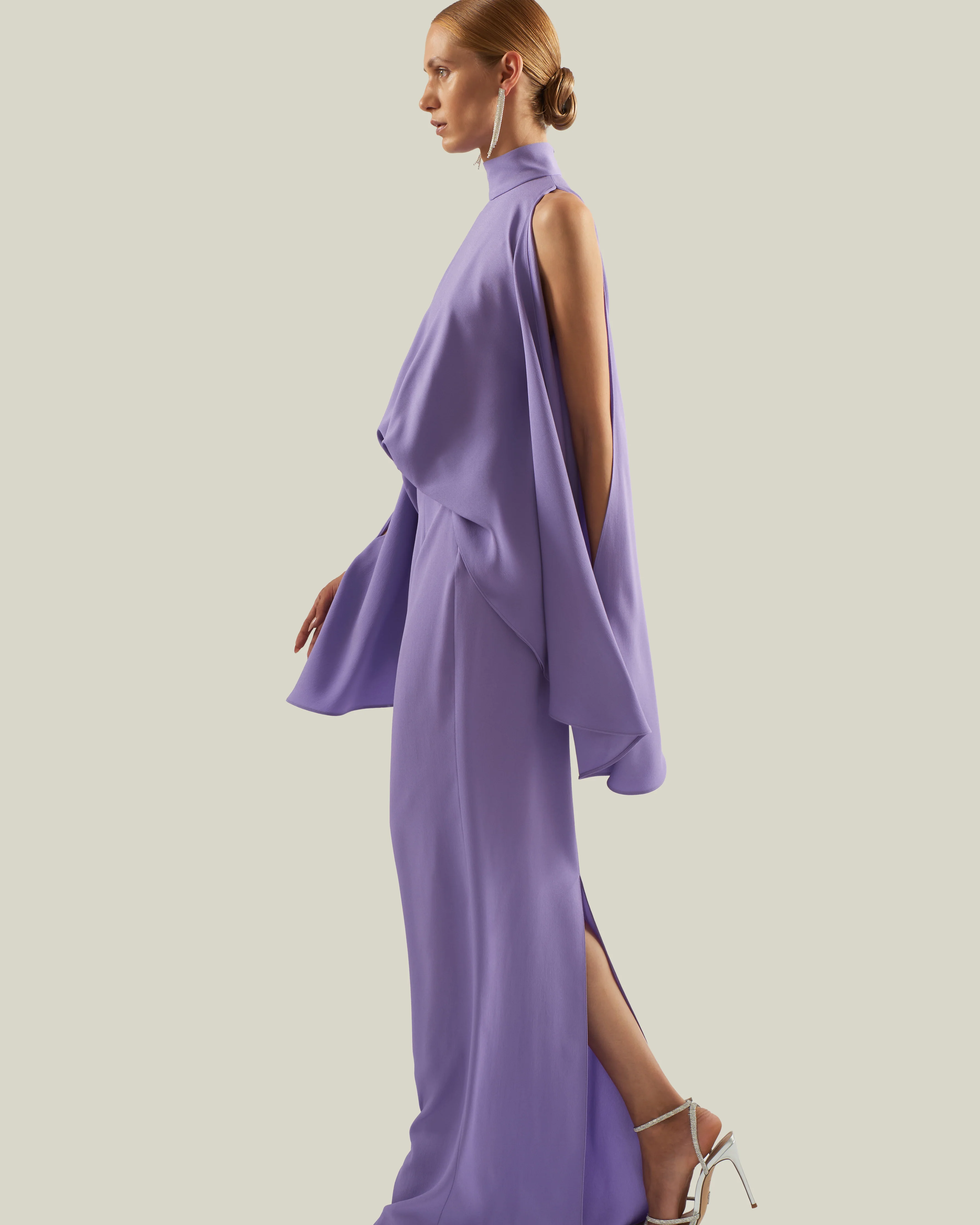Bacall Dress in Lavender - Image 4