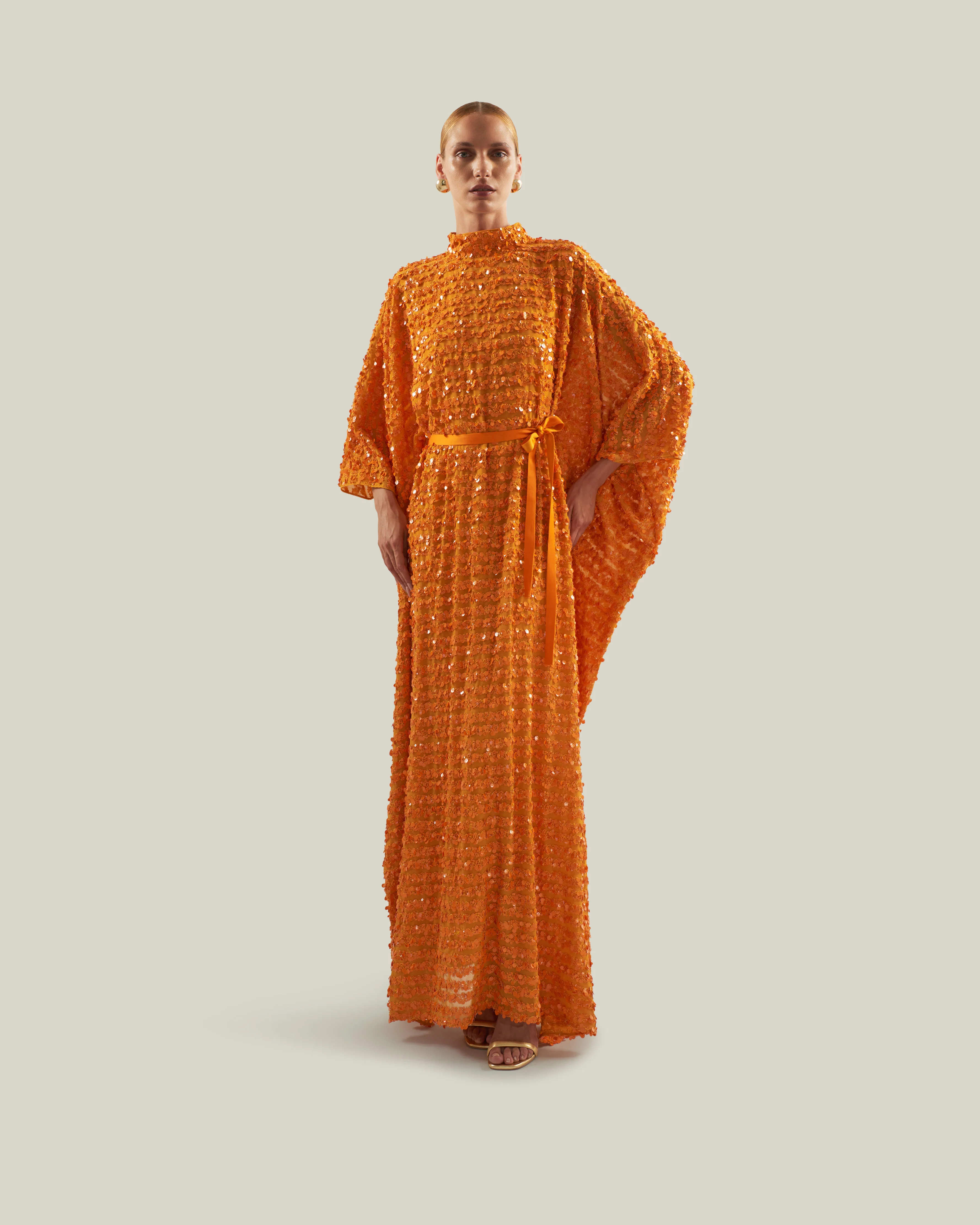 Caracciolo Kaftan in Mandarin - Image 5