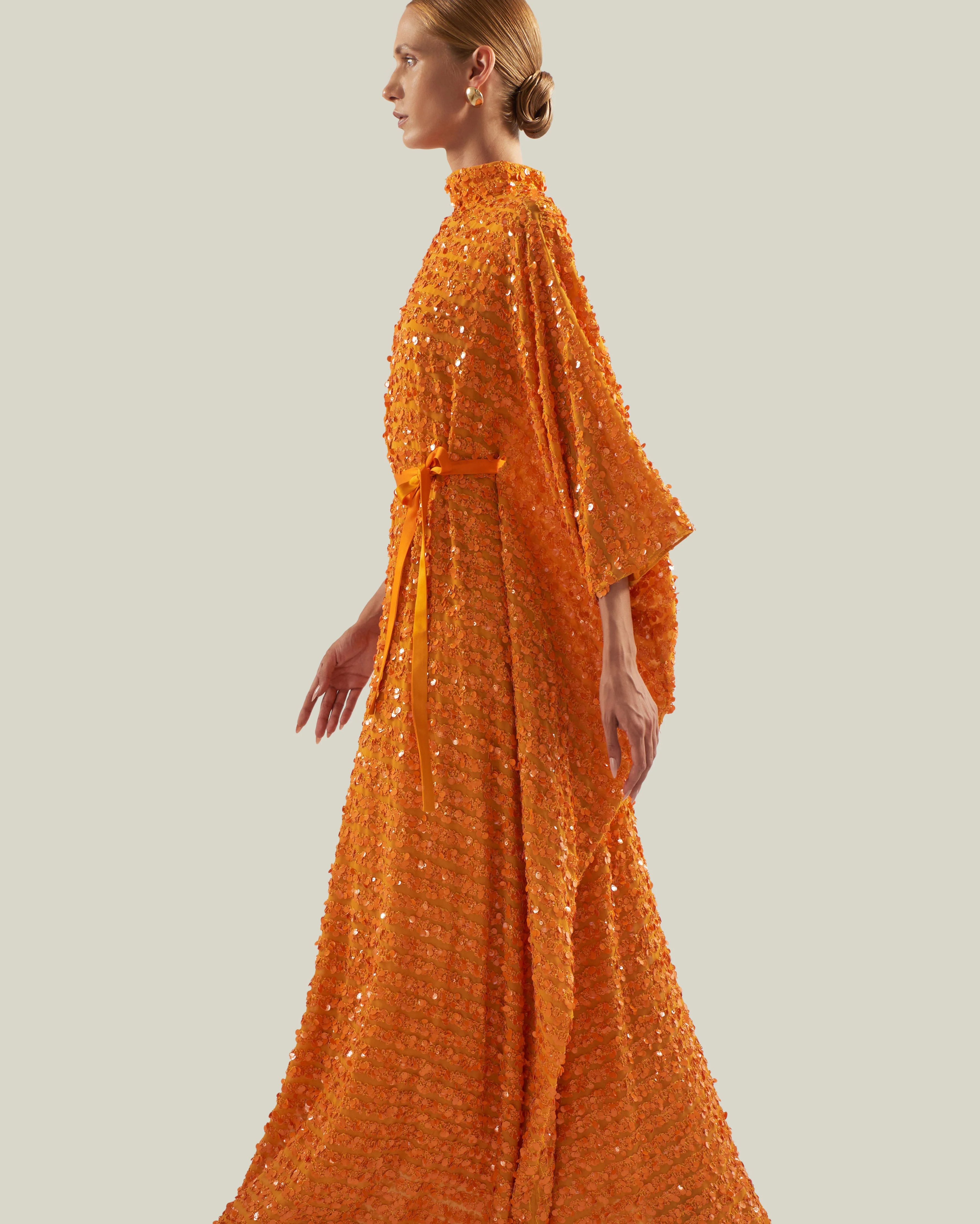 Caracciolo Kaftan in Mandarin - Image 6