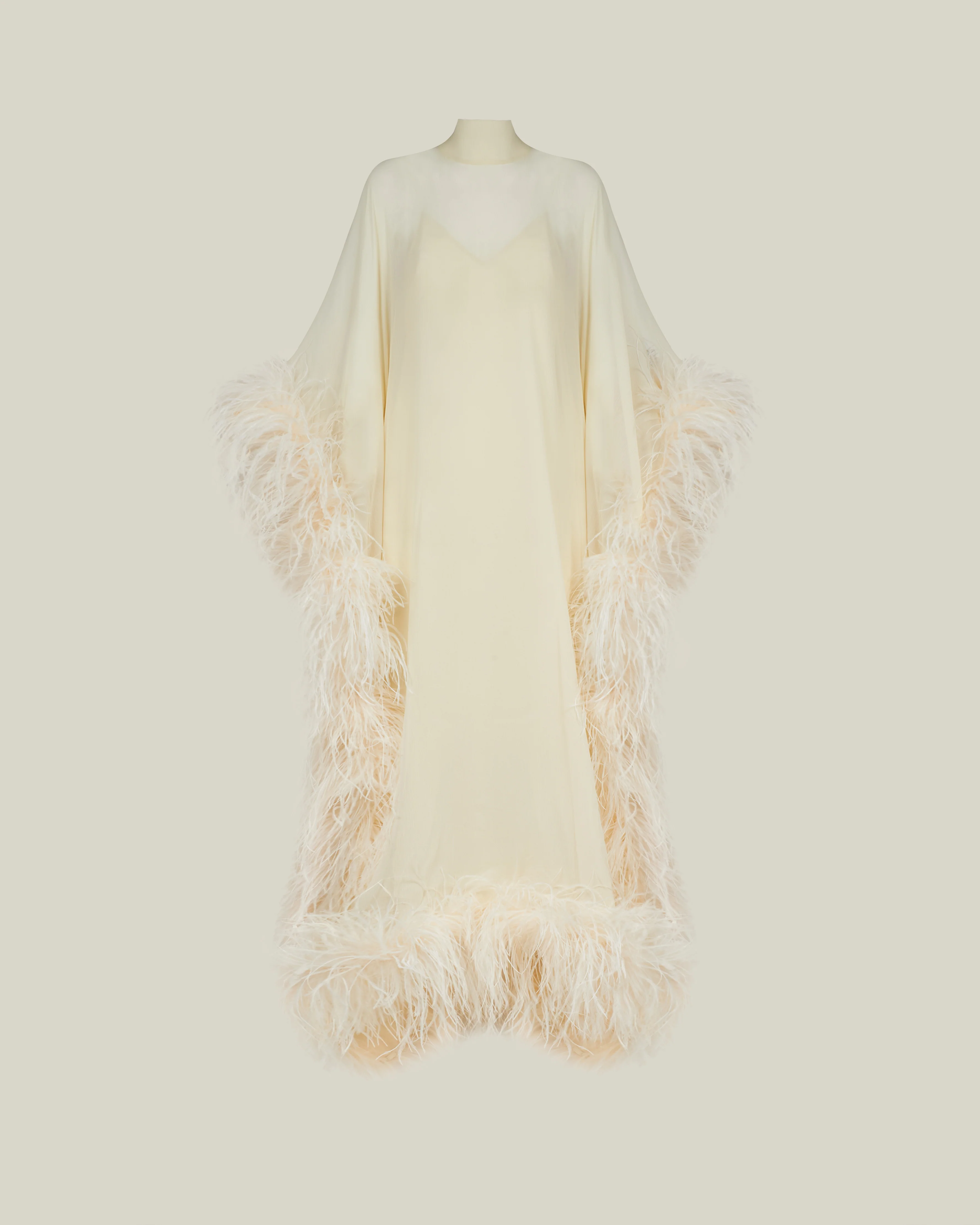 Casta Diva Spirito Kaftan in Ivory - Image 3