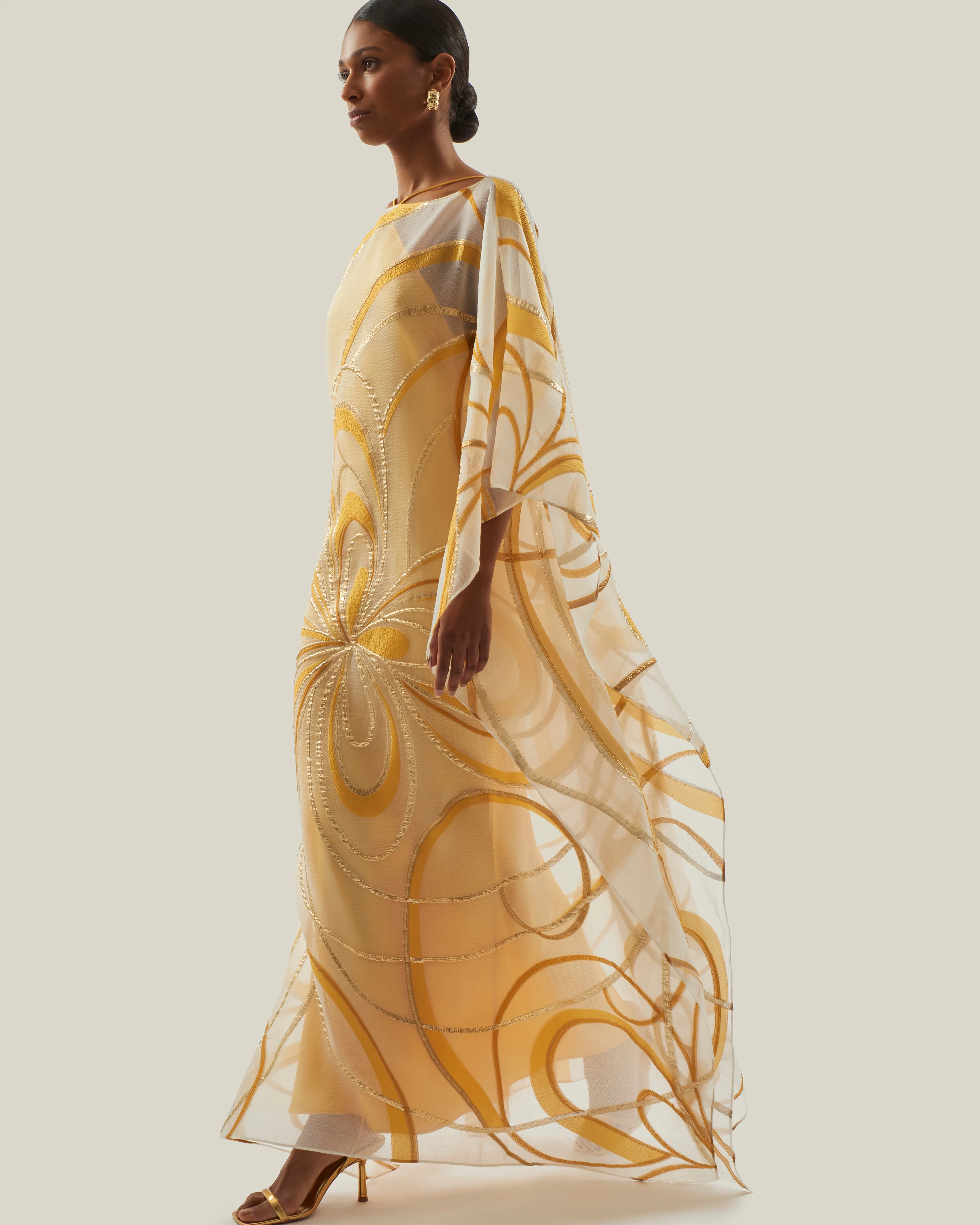 Clarke Kaftan in Ocra - Image 5