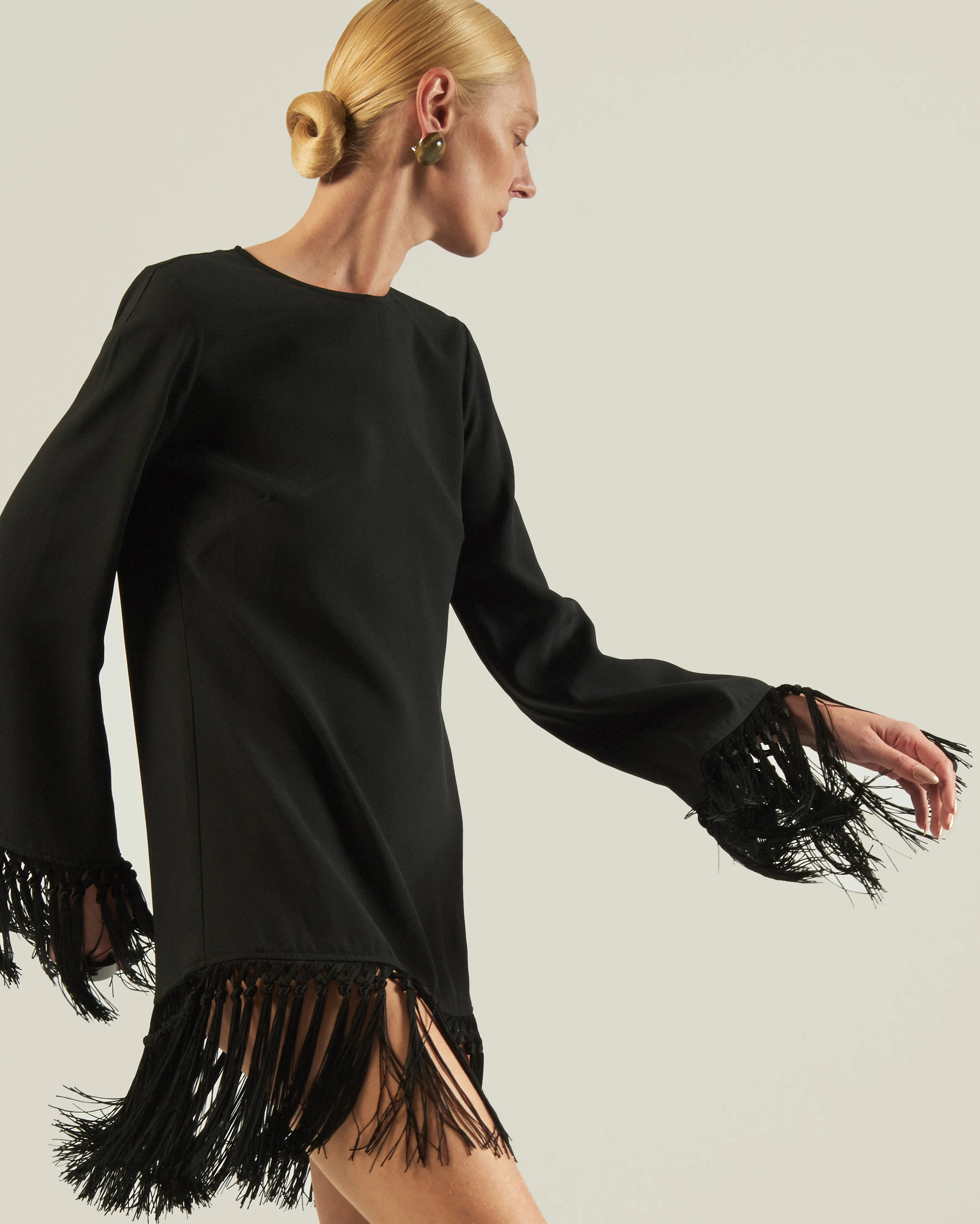 Claudia Dress in Black - Image 5