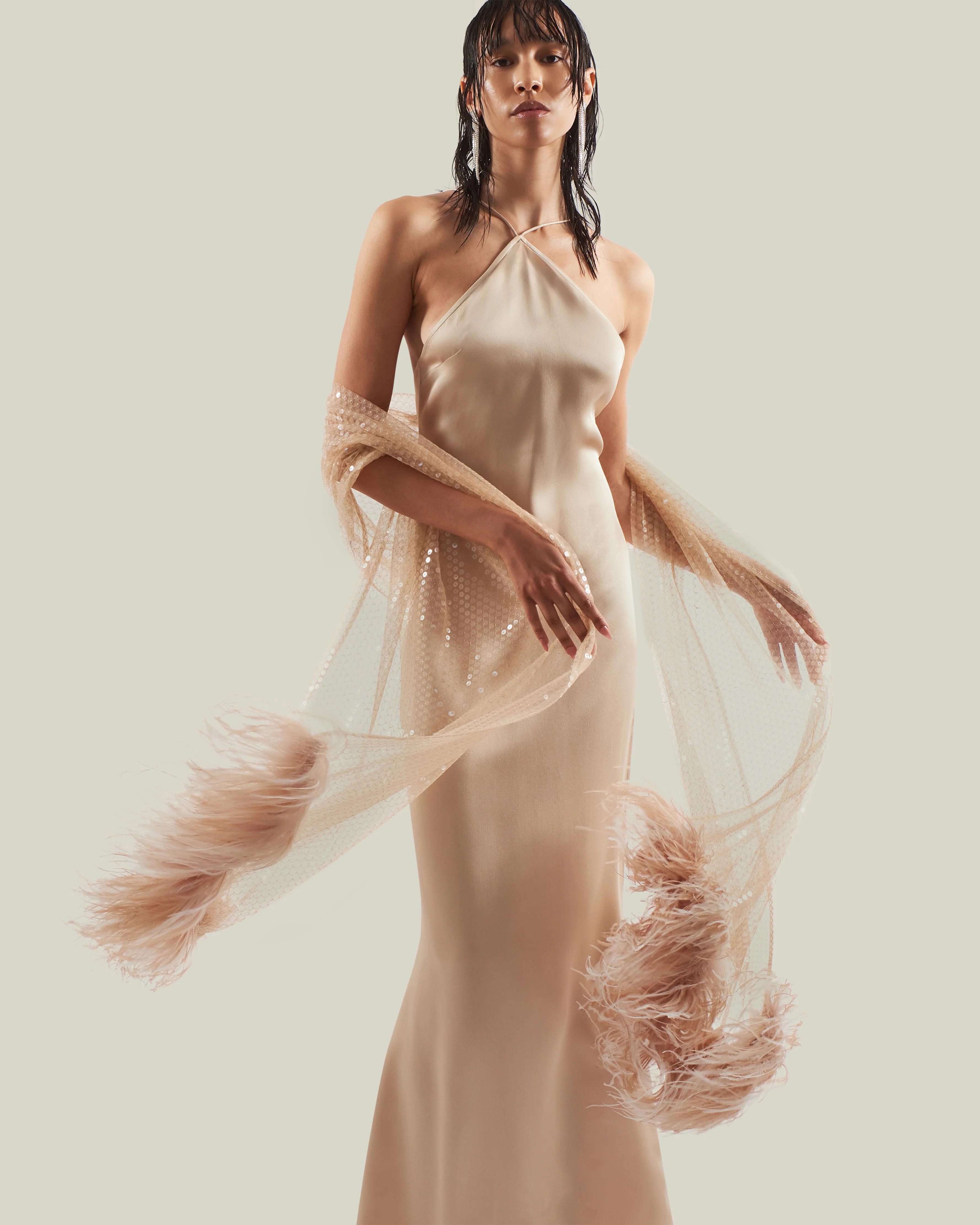 Dita Disco Stole in Cipria - Image 5