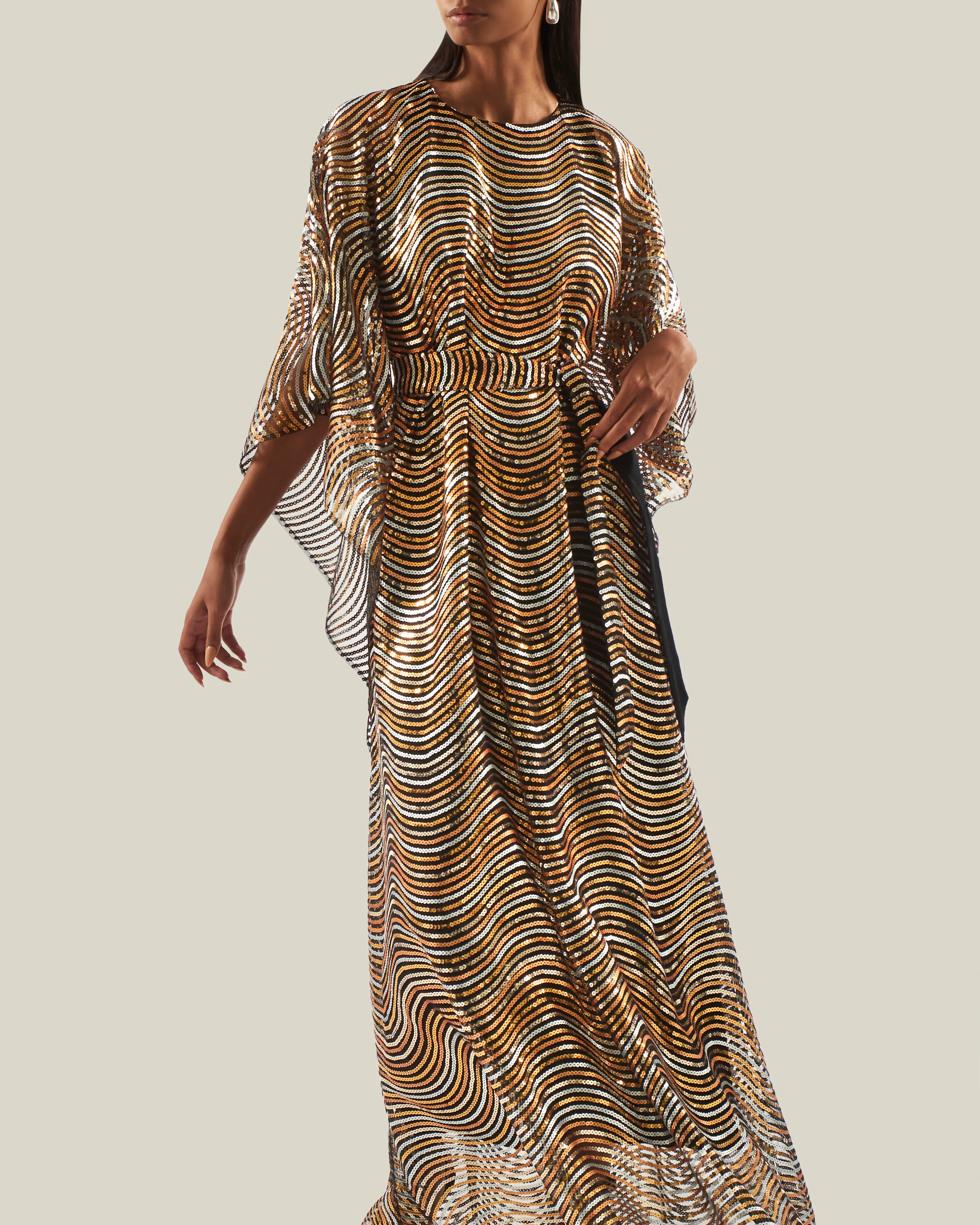 Erte Kaftan in Gold - Image 5