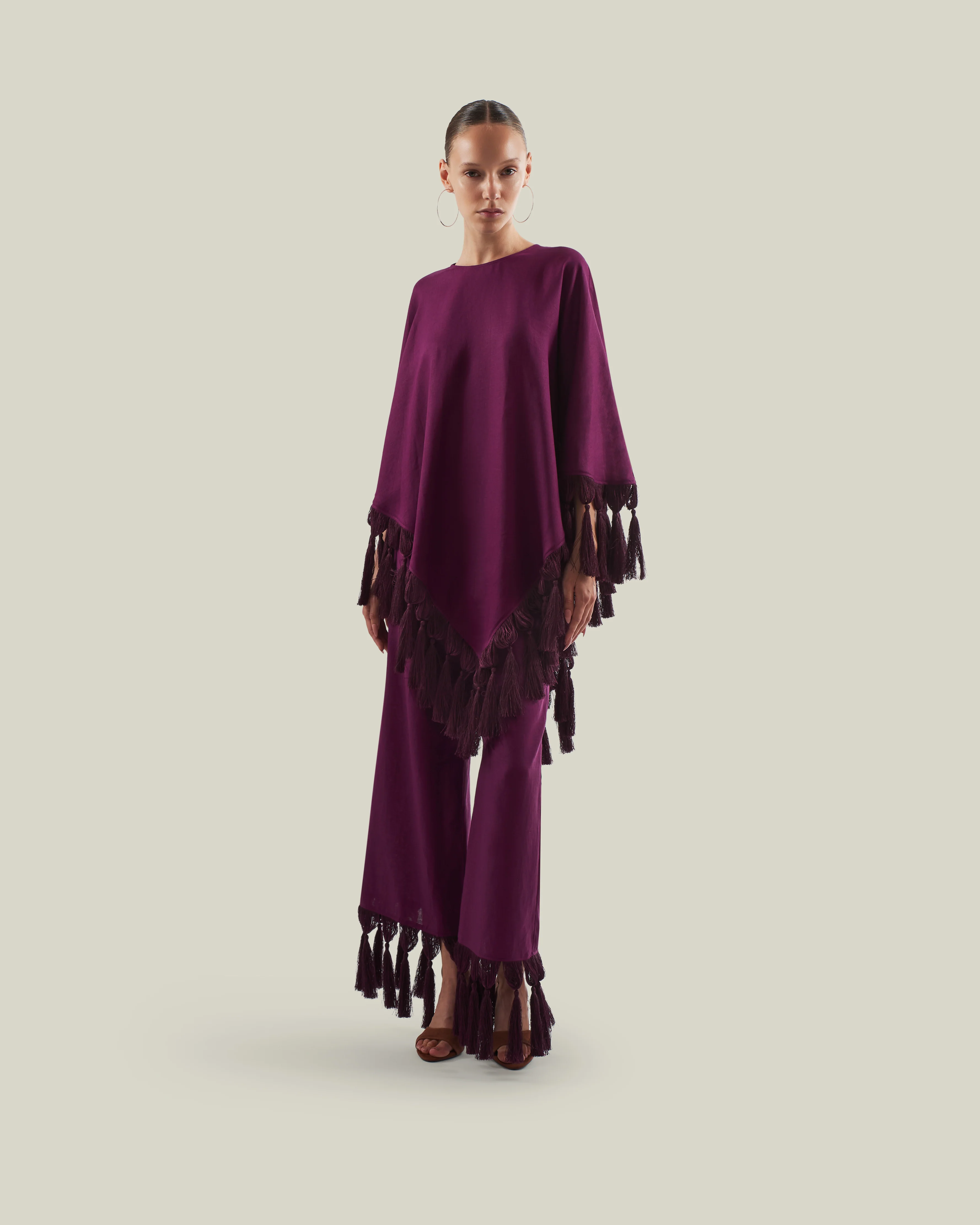 Gloria Blouse in Plum - Image 4