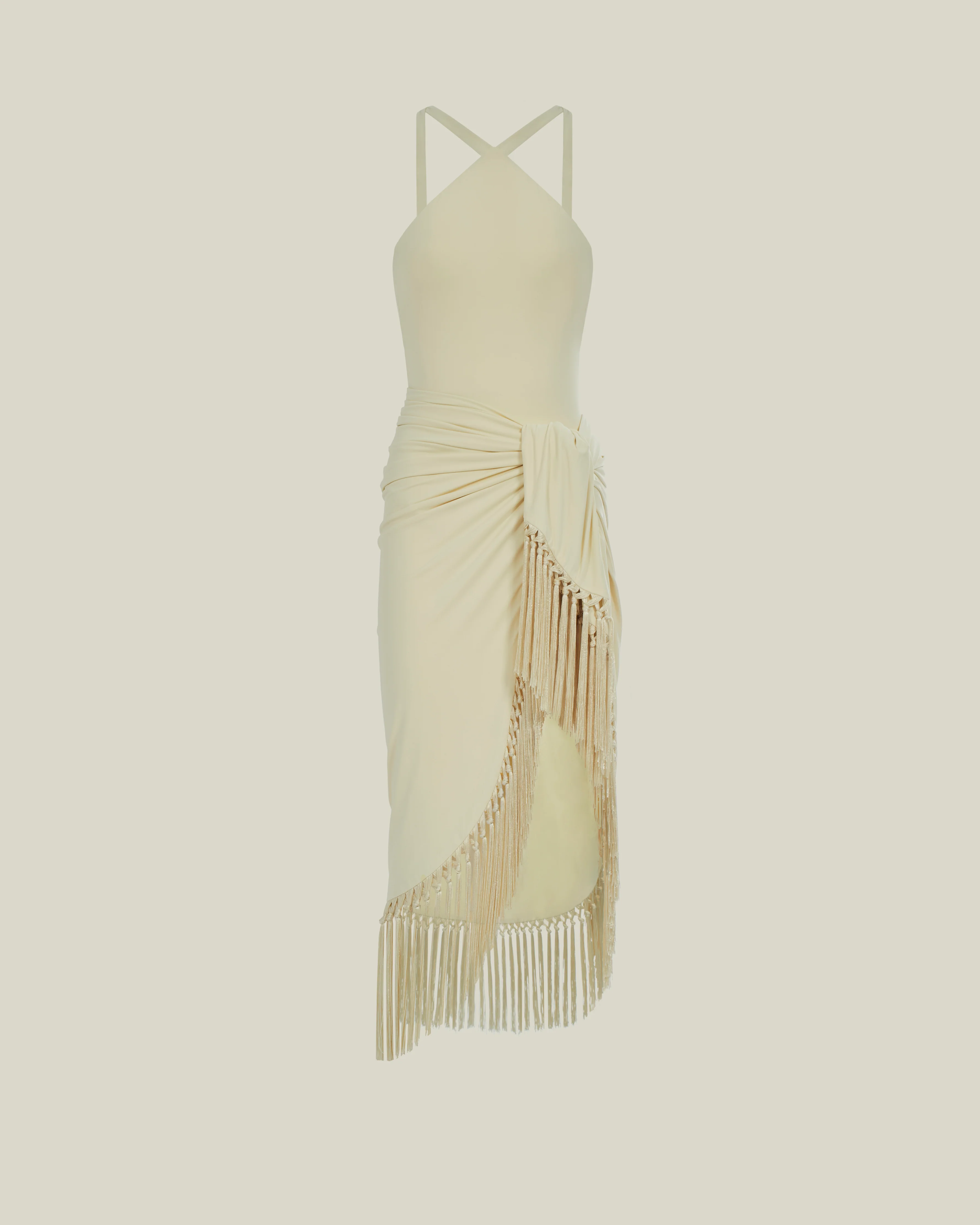 Hera Artisanal Swimsuit in Ivory - Image 3