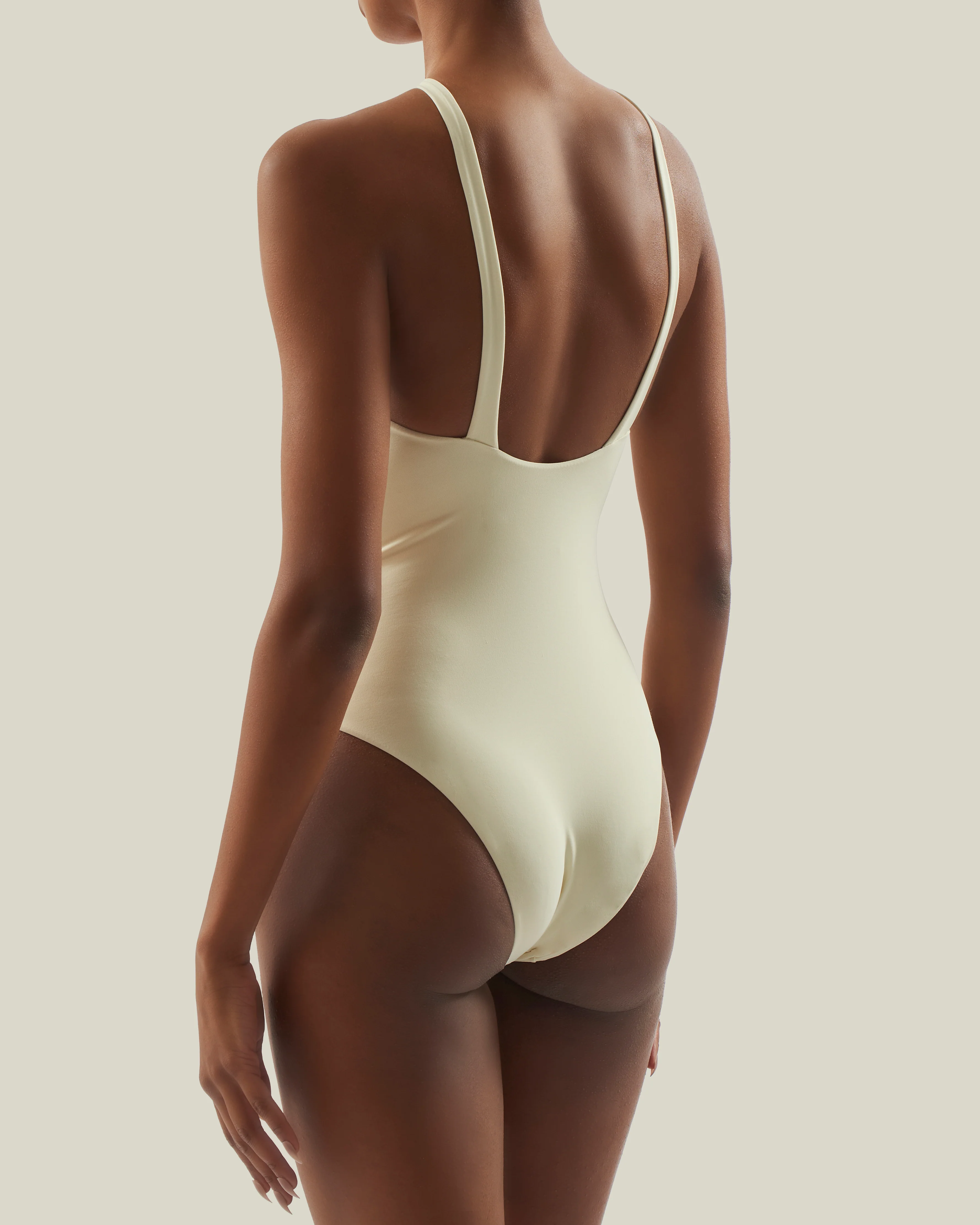 Hera Artisanal Swimsuit in Ivory - Image 5
