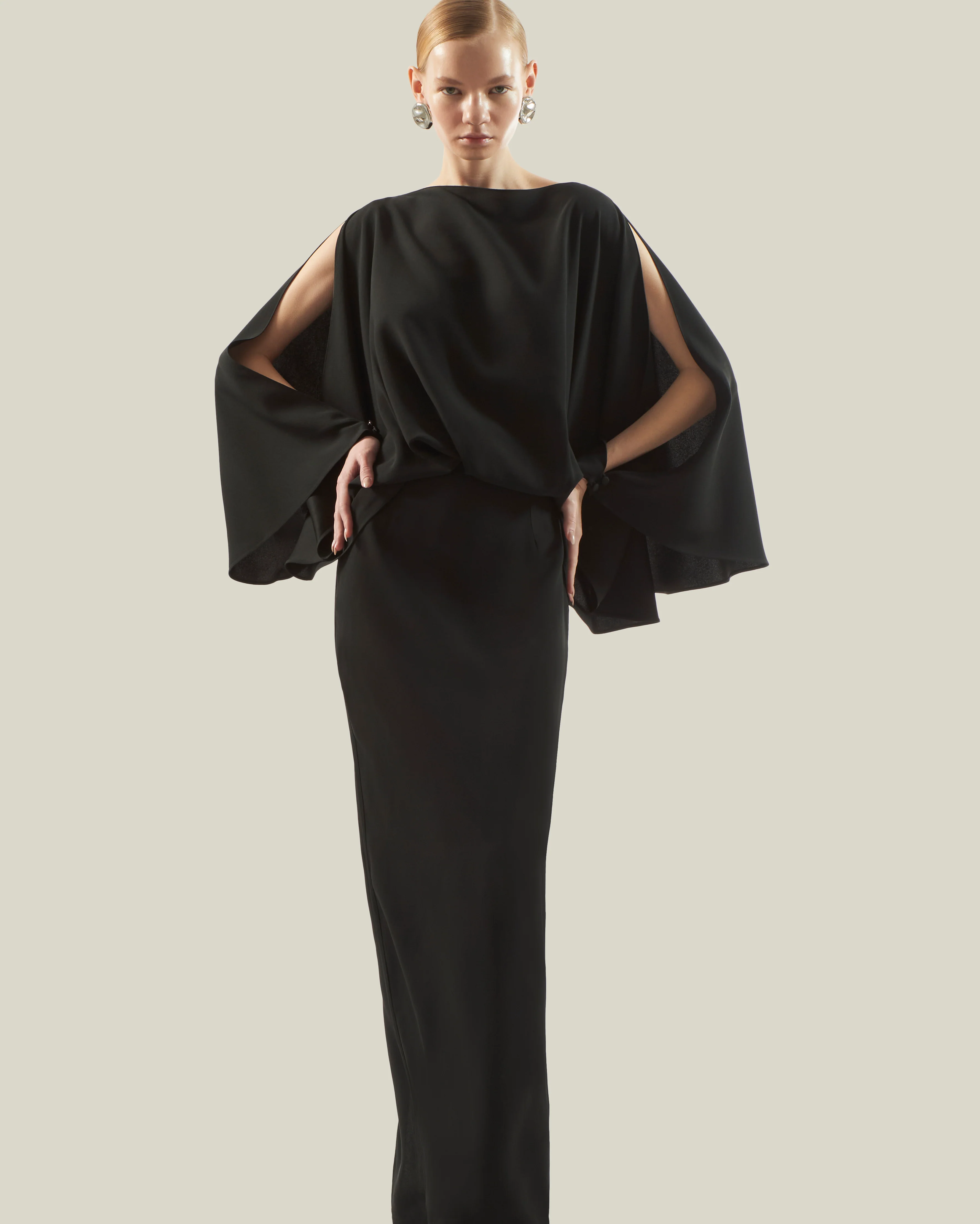 La Maddalena Dress in Black - Image 5