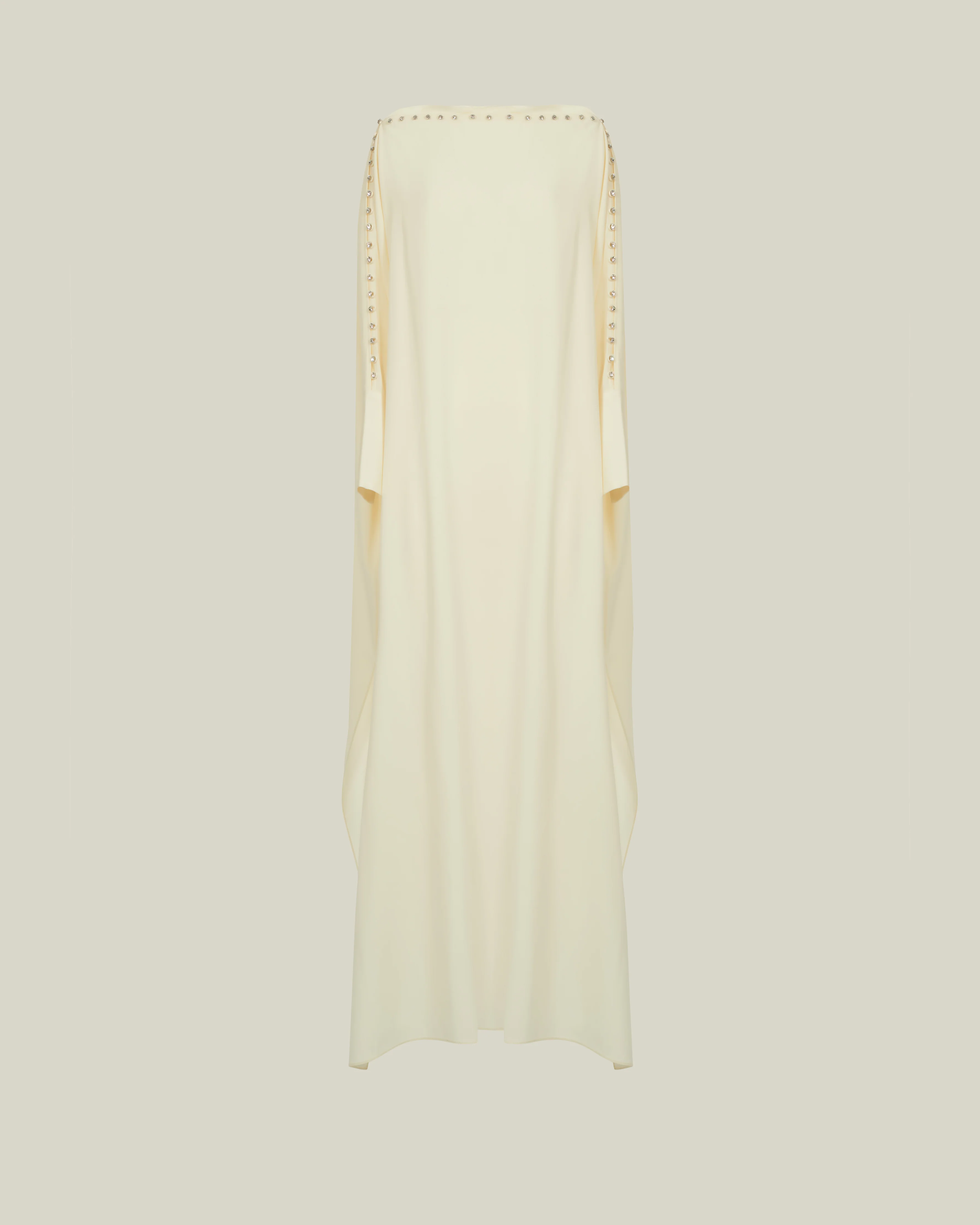 Mila Crystal Kaftan in Latte - Image 3