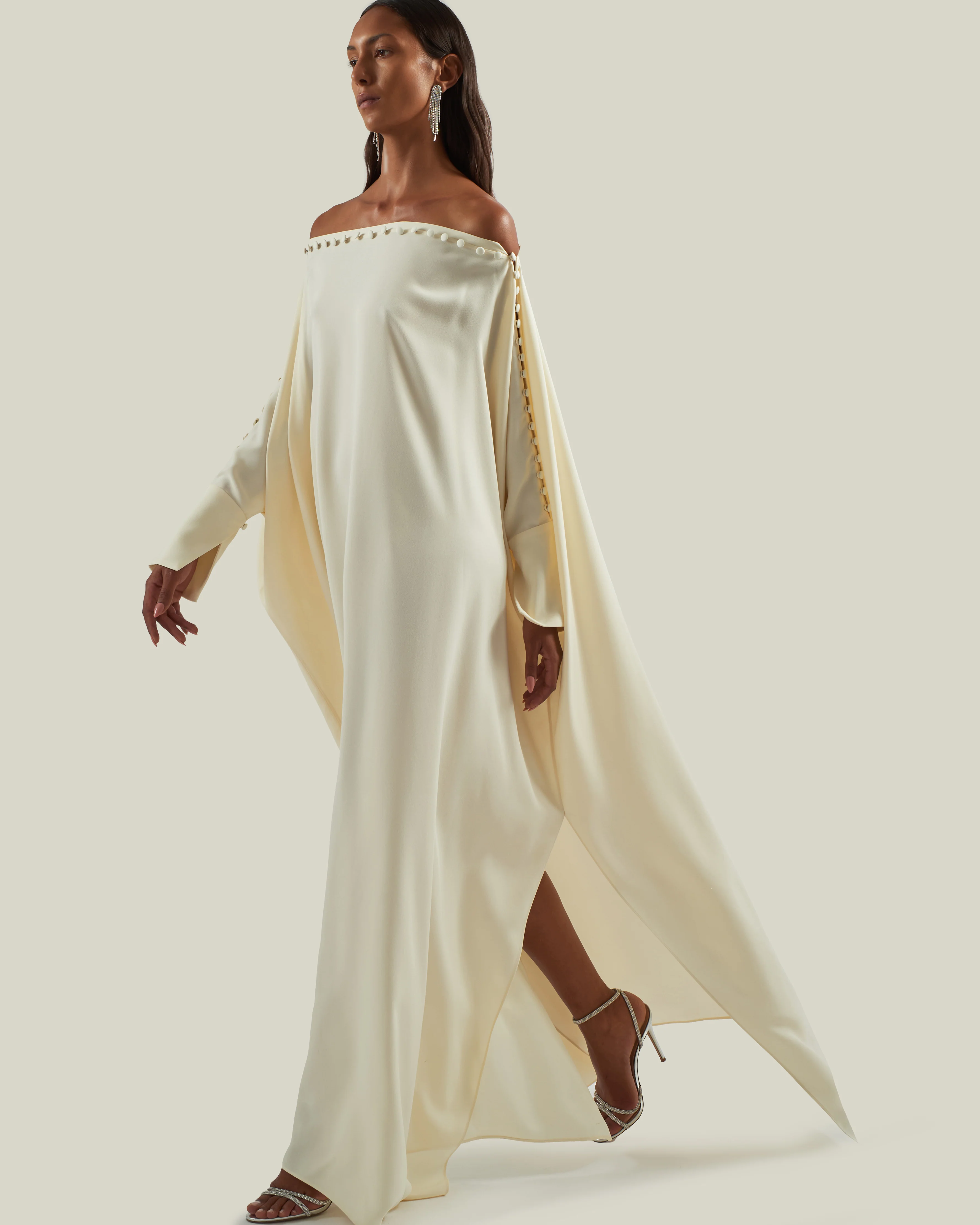 Mila Kaftan in Latte - Image 5