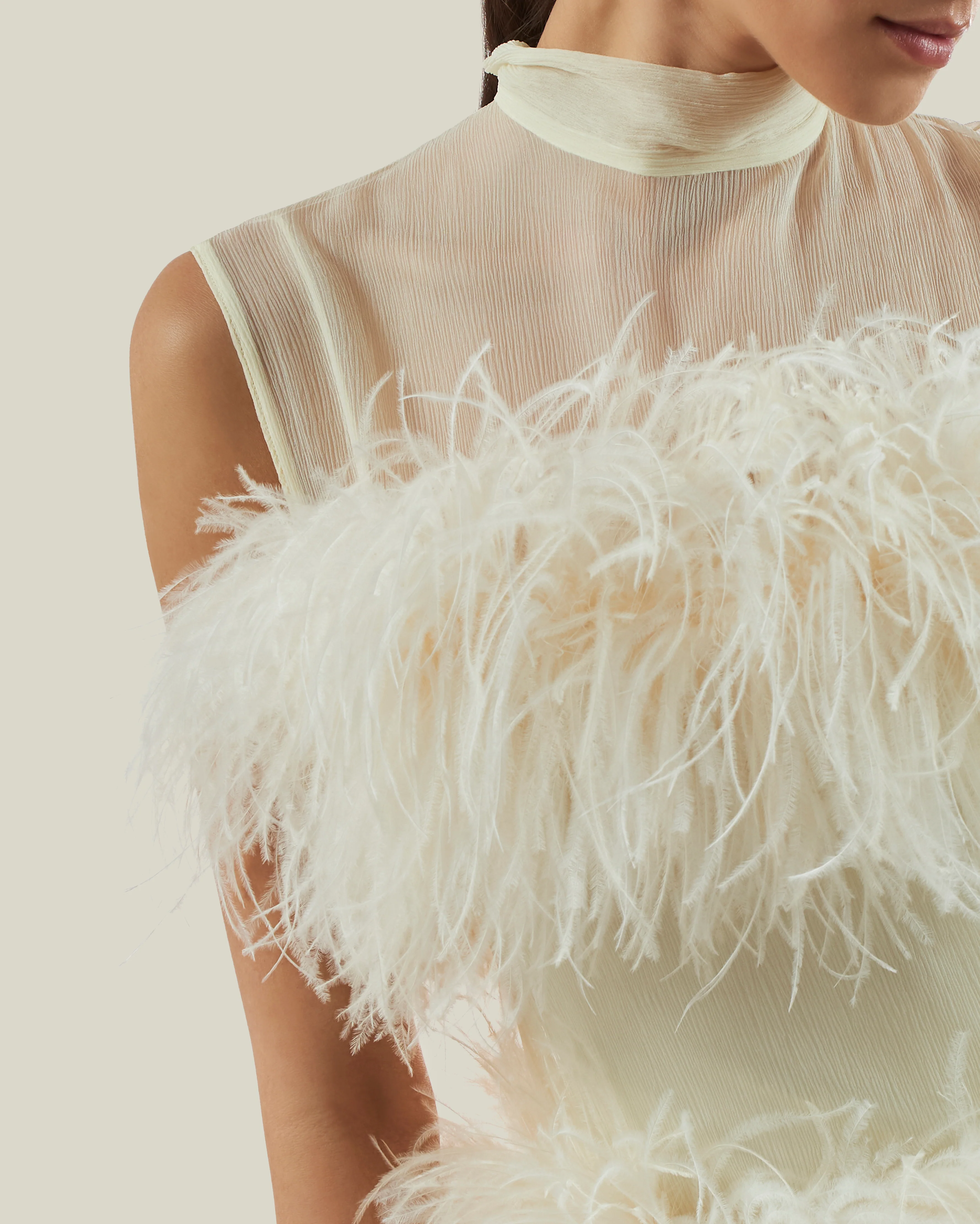 Mini Divine Dress in Ivory - Image 4