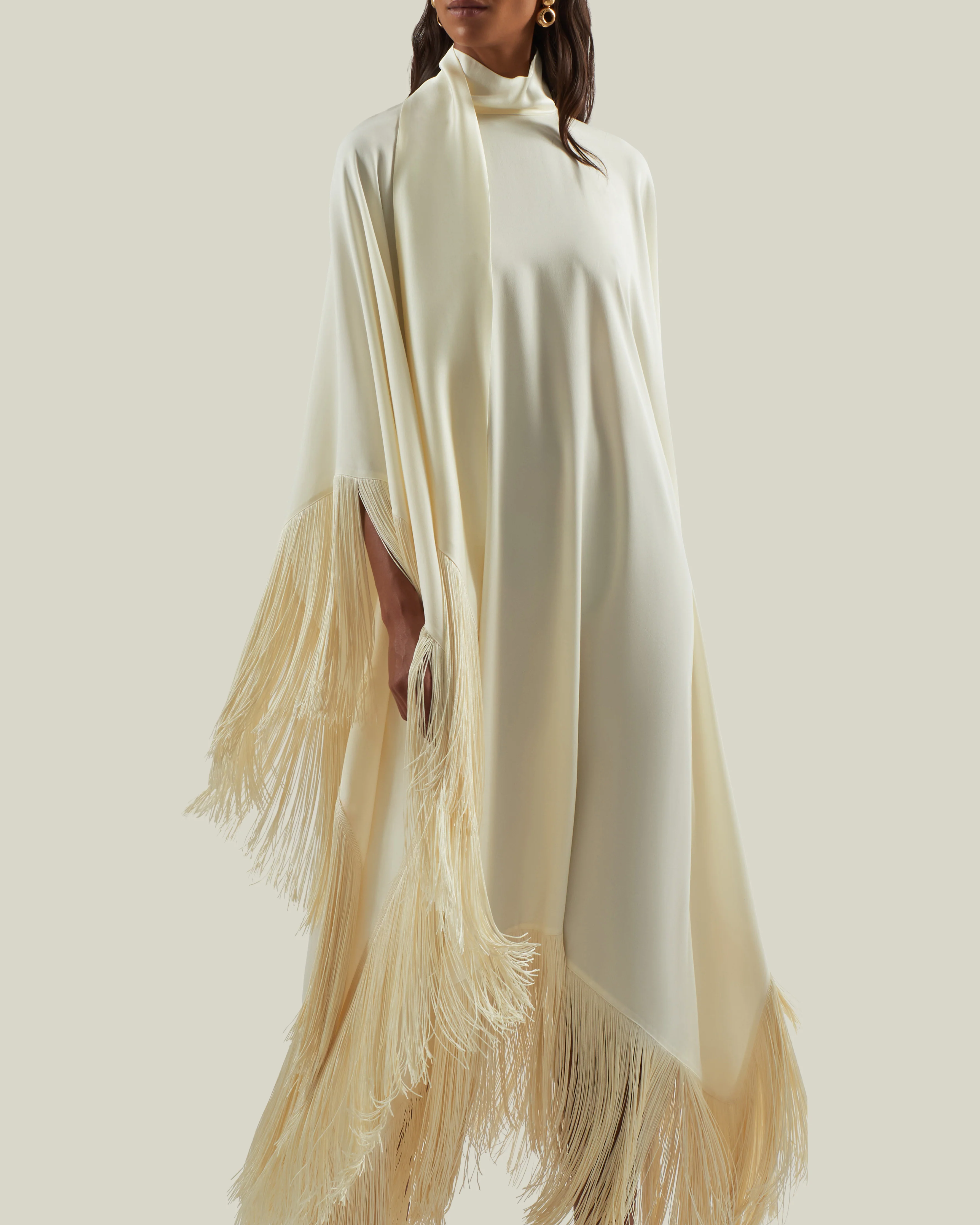 Mrs Ross Kaftan in Ivory - Image 5