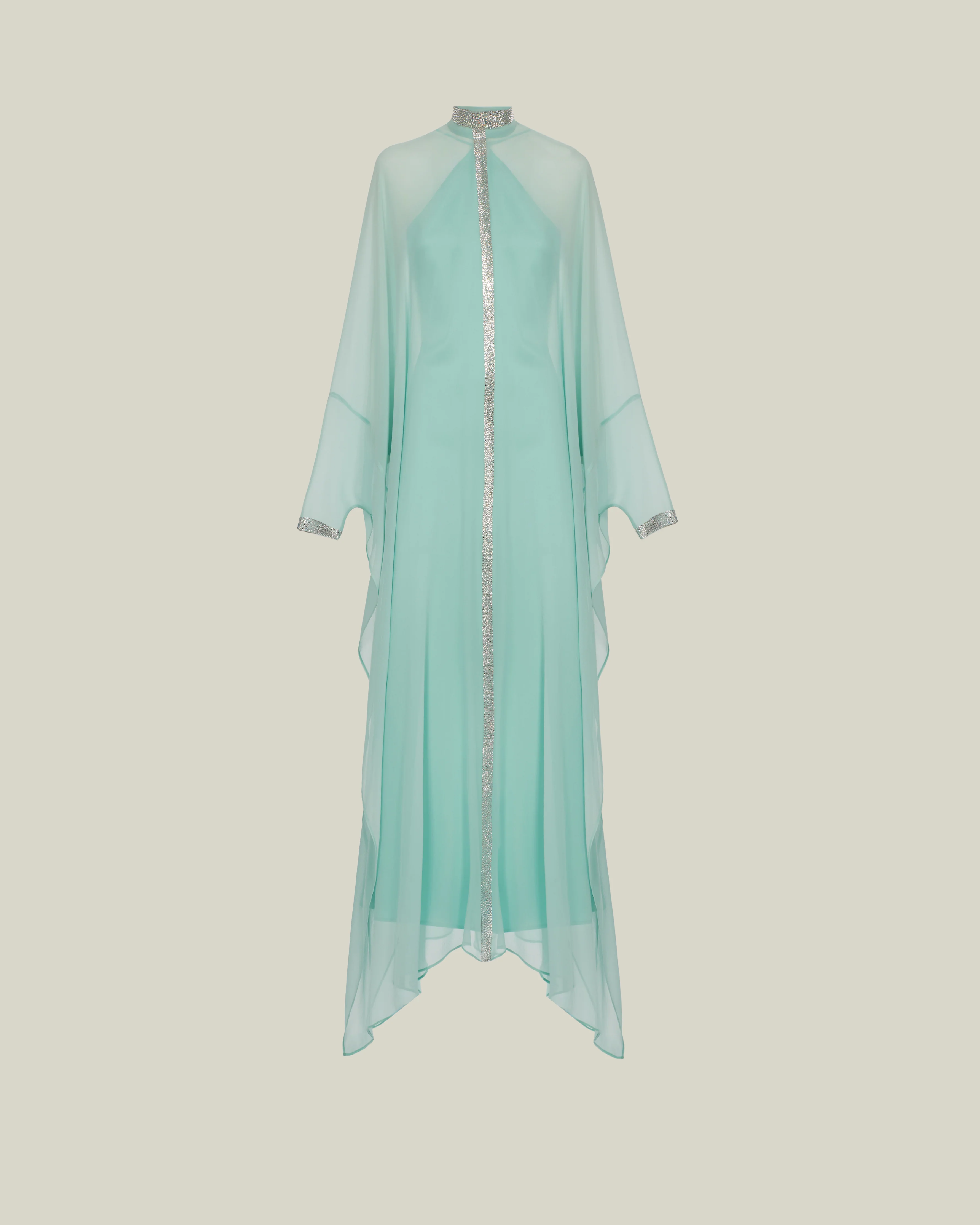 Parthenon Kaftan in Acqua - Image 3