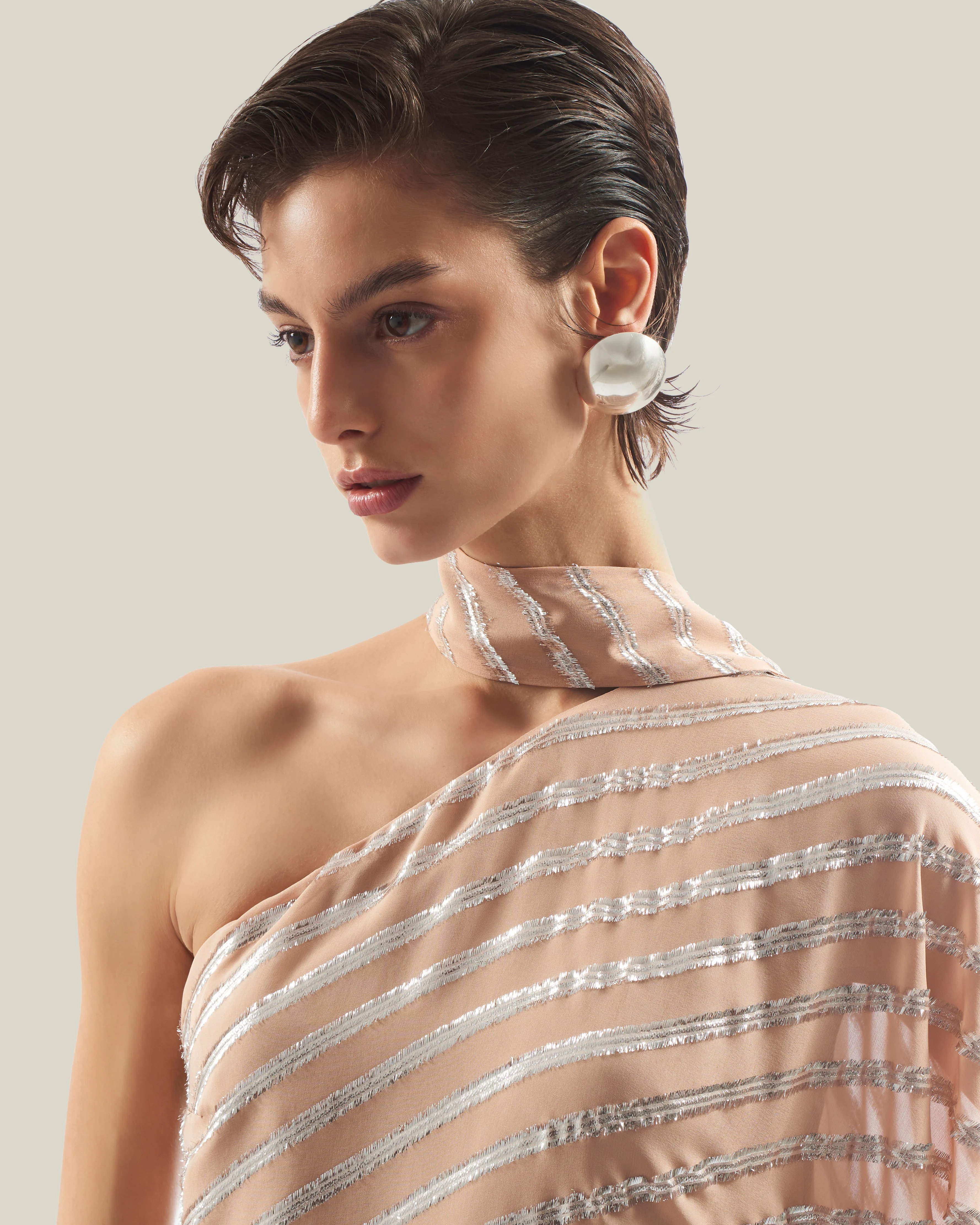 Petra Dress in Blush - Image 4