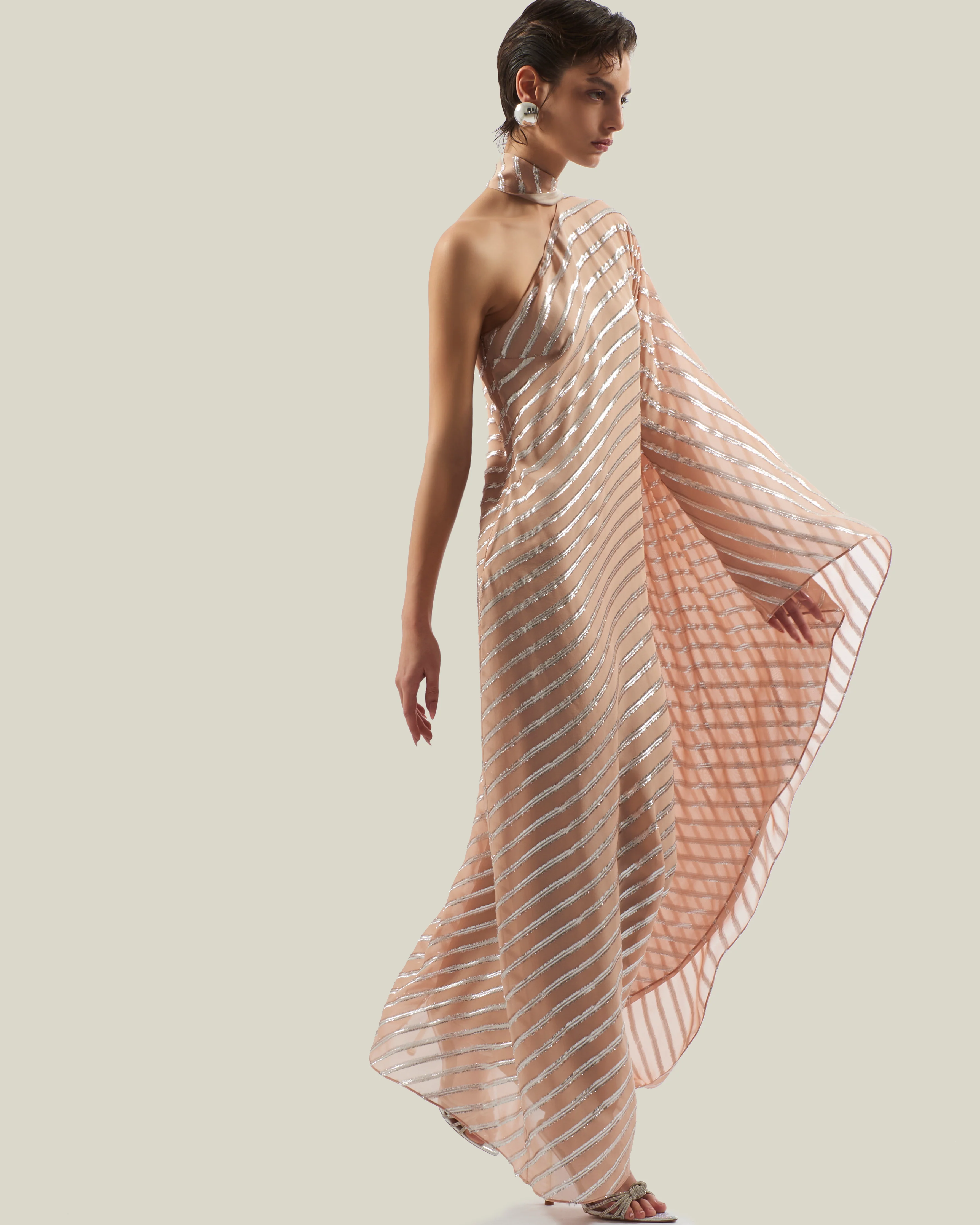 Petra Dress in Blush - Image 5