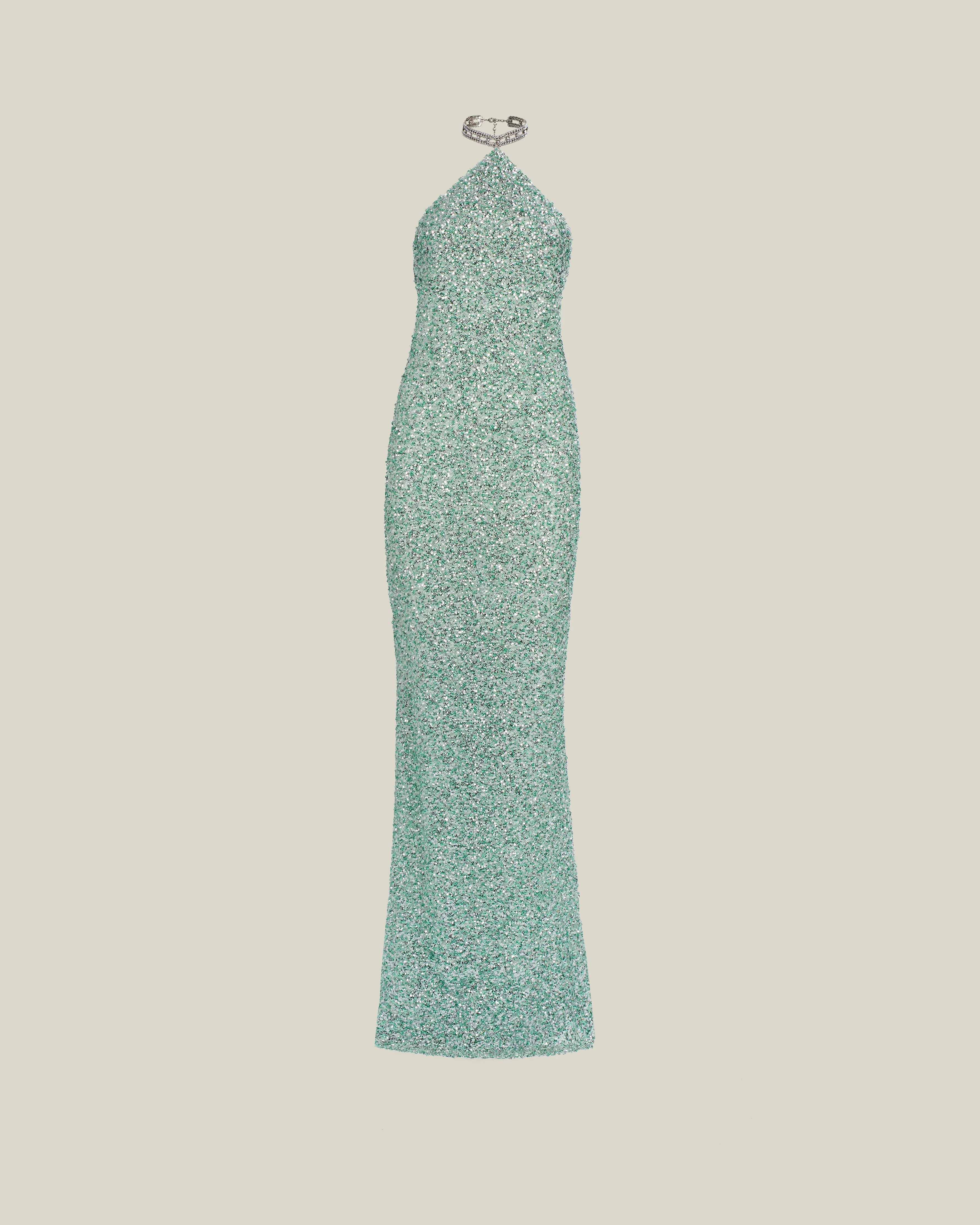 Poseidon Dress in Mint - Image 3
