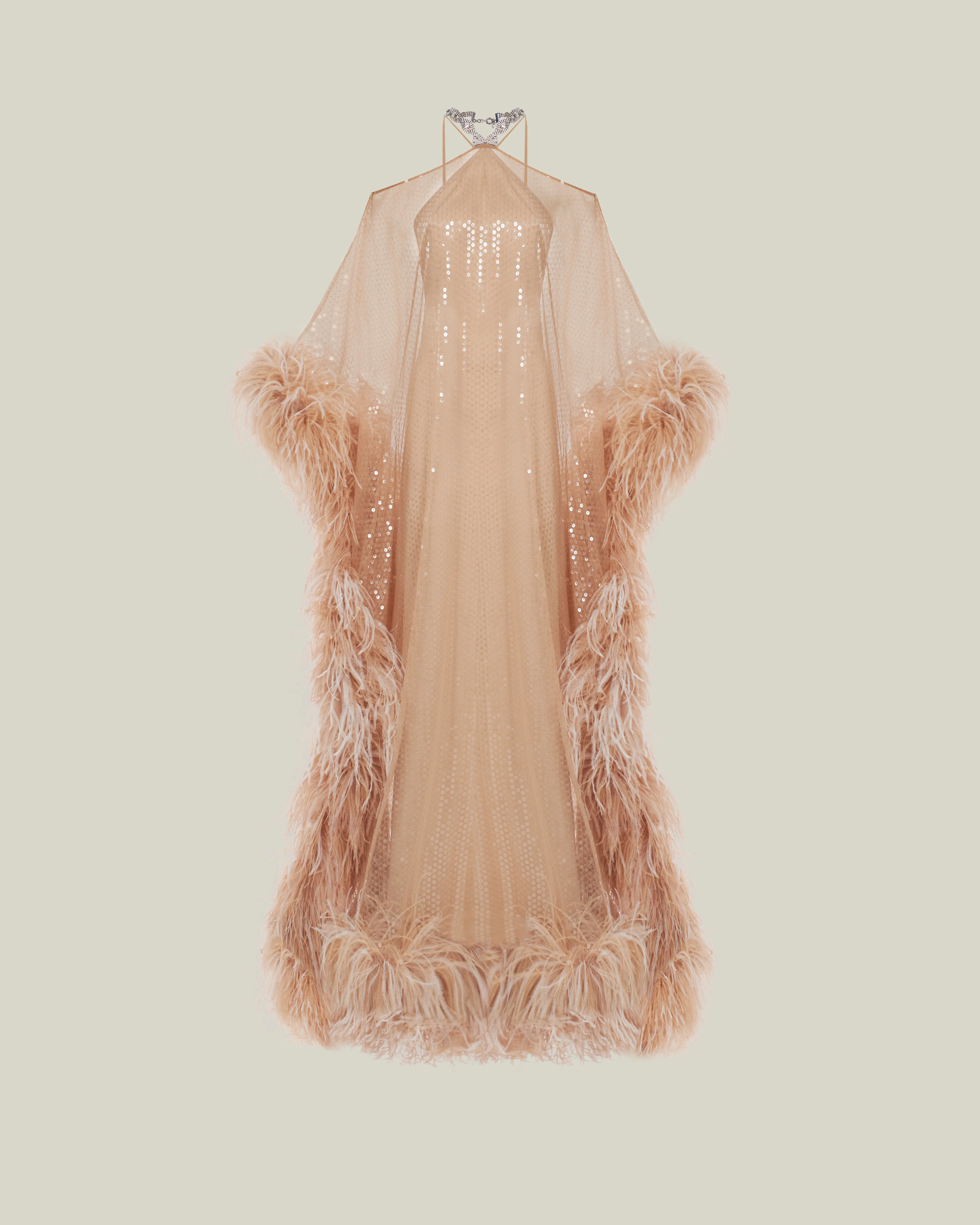 Sza Sza Disco Kaftan in Cipria - Image 3