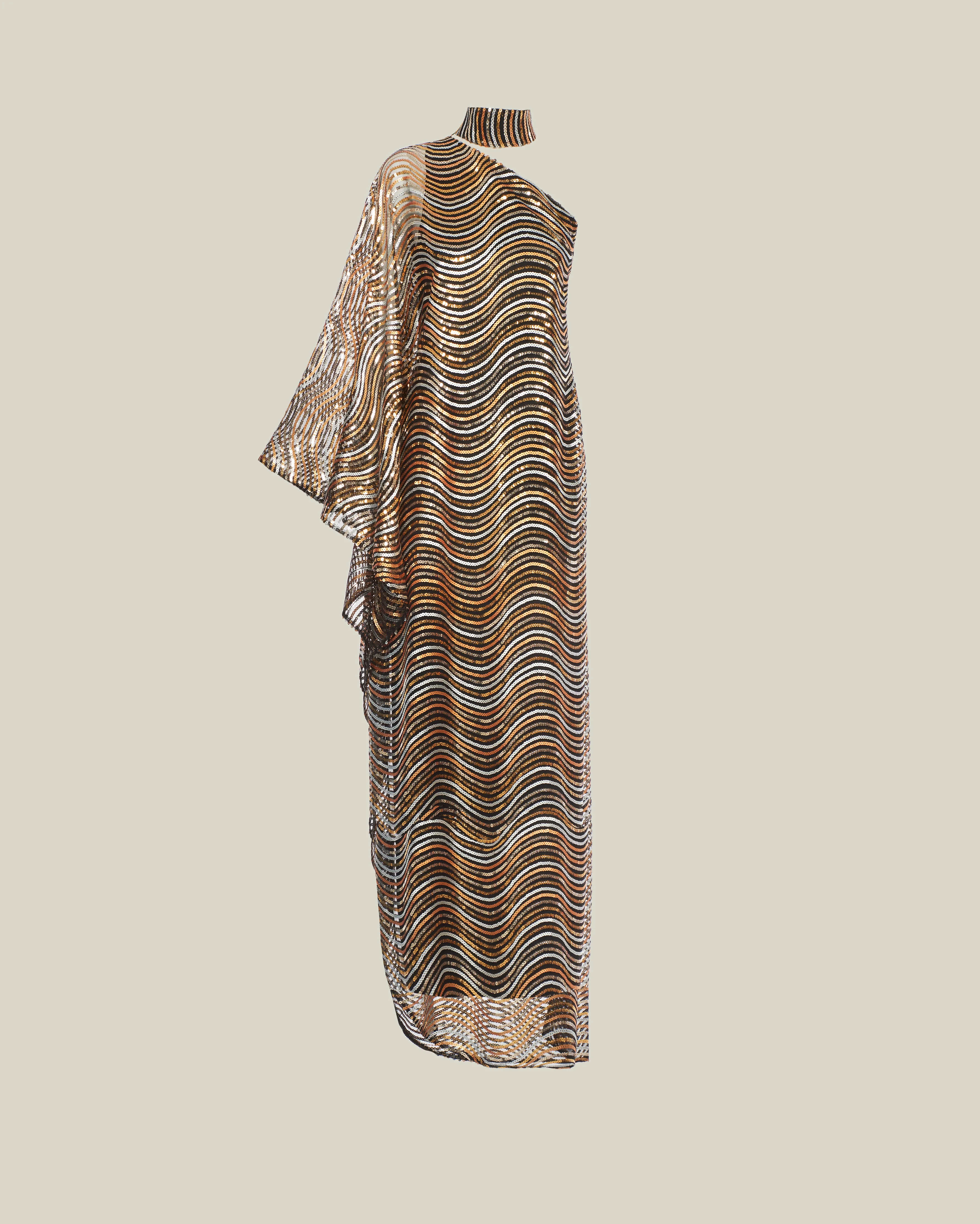 The Glaum Dress in Gold - Image 3